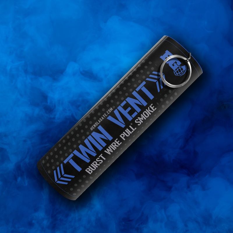 Twin Vent Smoke Grenade (Blue)