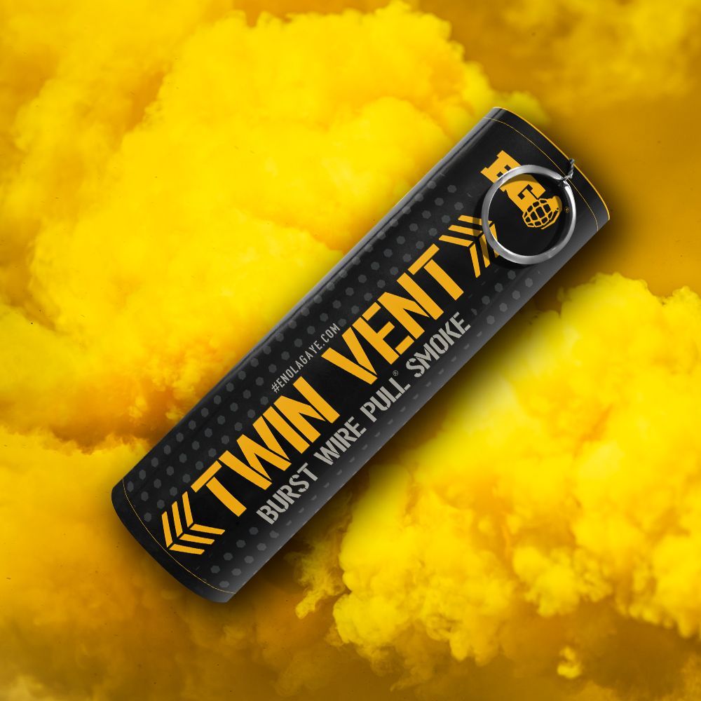 Twin Vent Smoke Grenade (Yellow)