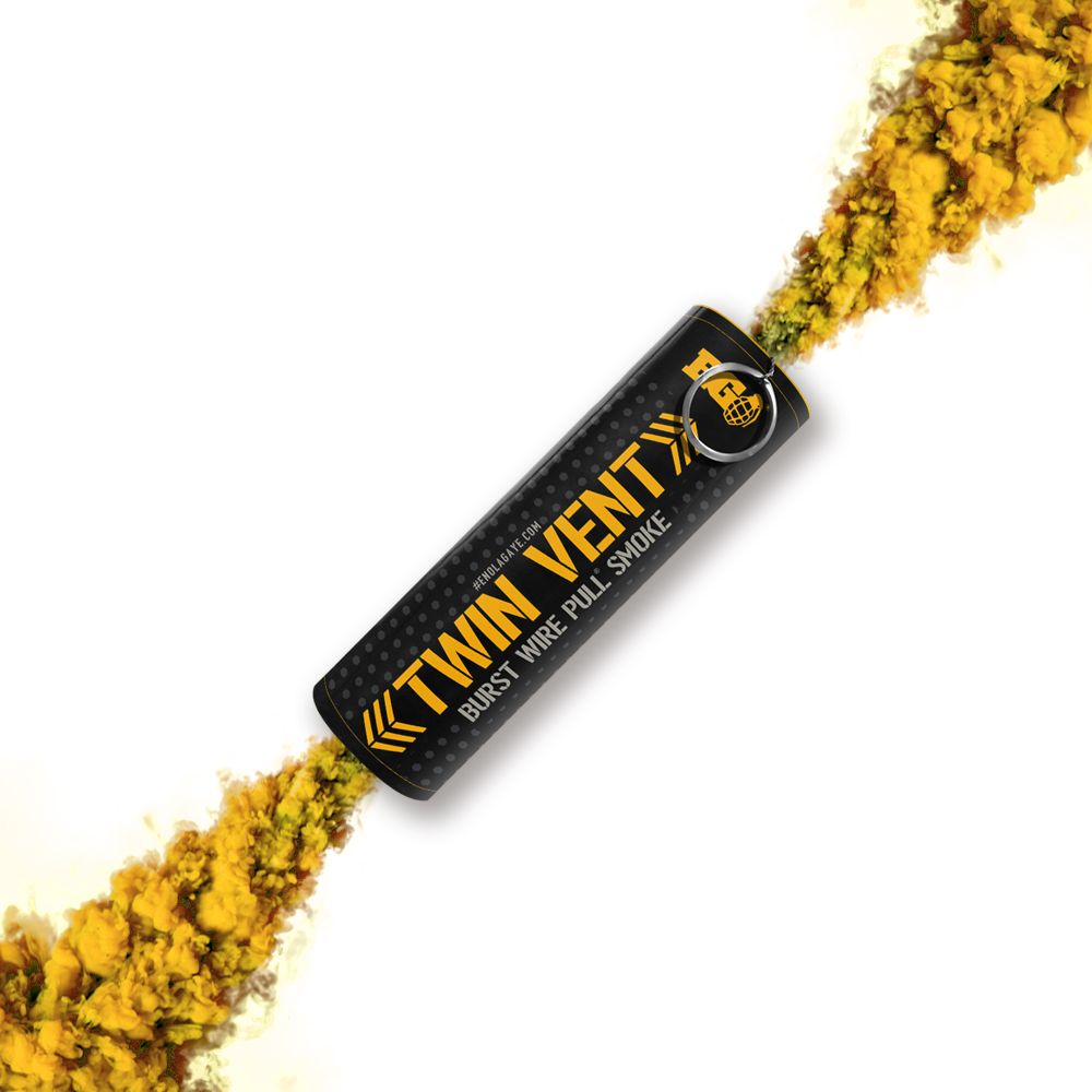 Twin Vent Smoke Grenade (Yellow)