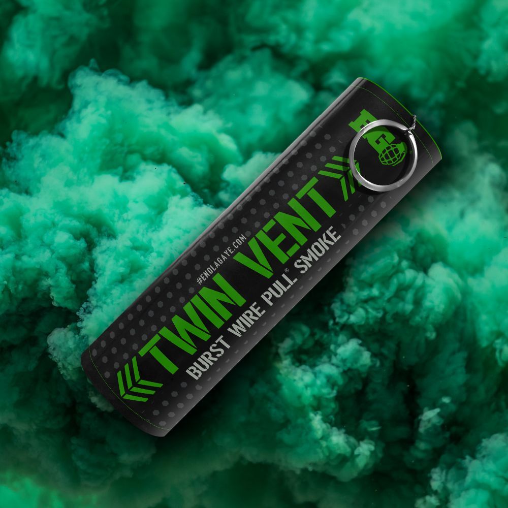 Twin Vent Smoke Grenade (Green)