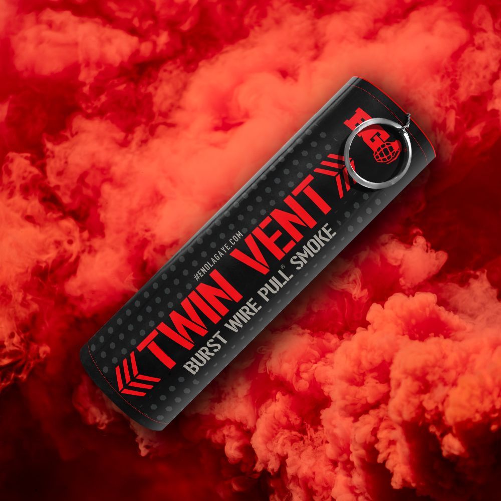 Twin Vent Smoke Grenade (Red)