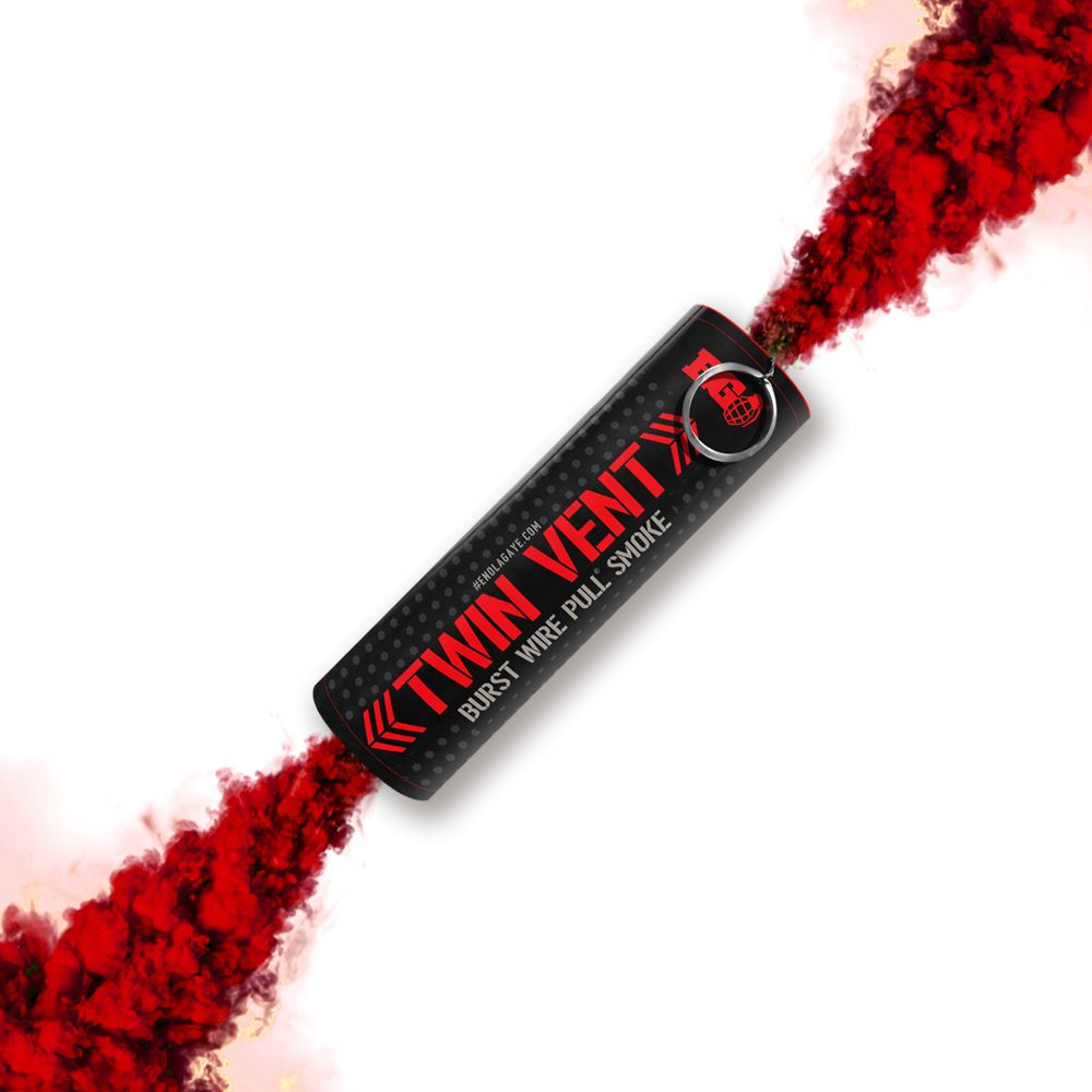 Twin Vent Smoke Grenade (Red)