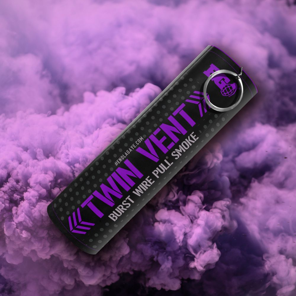 Twin Vent Smoke Grenade (Purple) Twin Vent Smoke Grenade (Purple)
