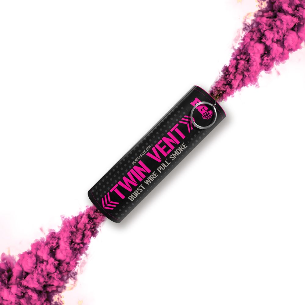 Twin Vent Smoke Grenade (Pink)
