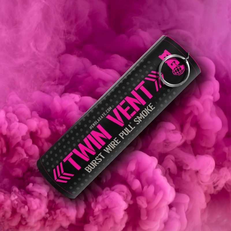 Twin Vent Smoke Grenade (Pink)