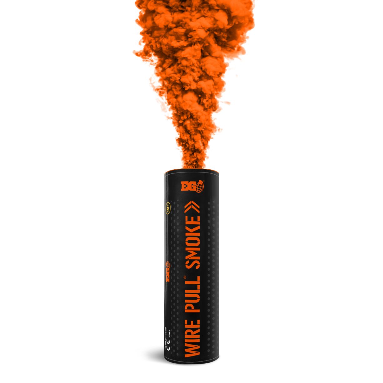 Wire Pull Smoke Grenade (Orange)