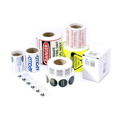 image of pre-printed labels