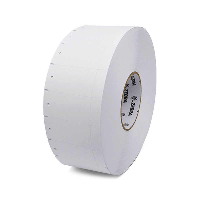 image of roll of industrial printer tags