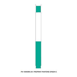 Z-Band Direct Series Green Wristband 1.00" x 11.00" Cartridge