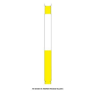 Z-Band Comfort Series Yellow Wristband 1.00" x 11.00" Cartridge