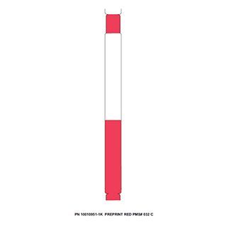Z-Band Comfort Series Red Wristband 1.00" x 11.00" Cartridge