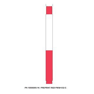 Z-Band Direct Series Red Wristband 1.00" x 11.00" Cartridge