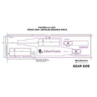 Z-Band Fusion Series Wristband 3.00" x 11.00"