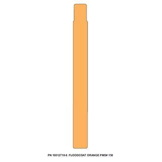 Z-Band Splash Series Orange Wristband 1.00" x 10.00" Cartridge