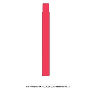 Z-Band Splash Series Red Wristband 1.00" x 10.00" Cartridge