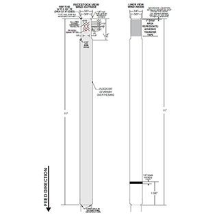 Z-Band UltraSoft Series Wristband 0.75" x 11.00" Cartridge