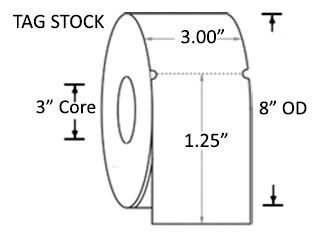 Z-Perform 1000T Series 7.5mil Tag 3.00 Z-Perform 1000T Series 7.5mil Tag 3.00" x 1.25"