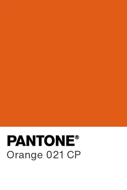 Flood-coated (PMS 021) Orange Thermal Transfer 4.00