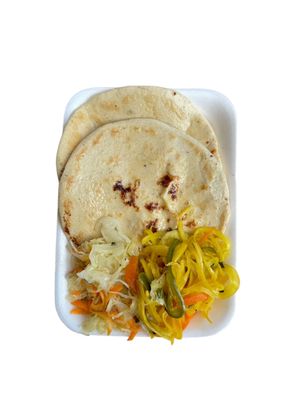 Orden pupusas quesillo