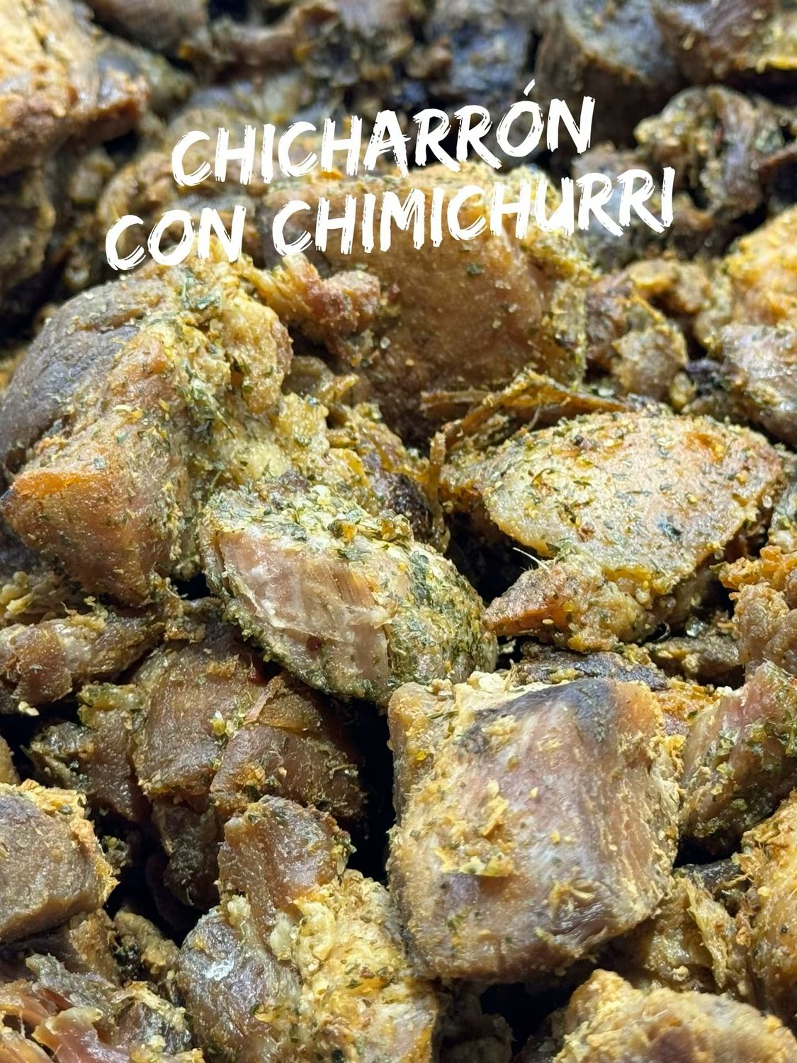 Chicharrón con Chimichurri lb