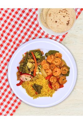 Camarones + 2 acompañantes