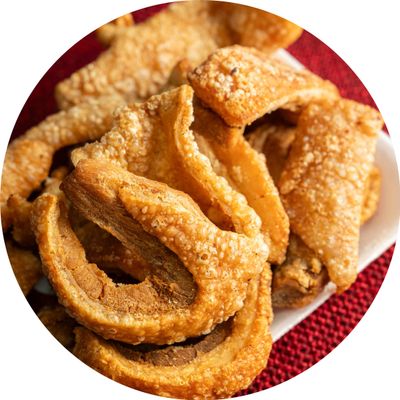 Chicharrón de lonja lb