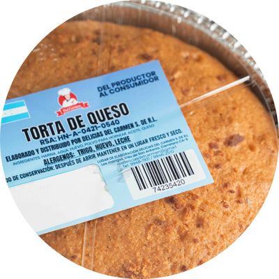 Torta de queso  f.e.c