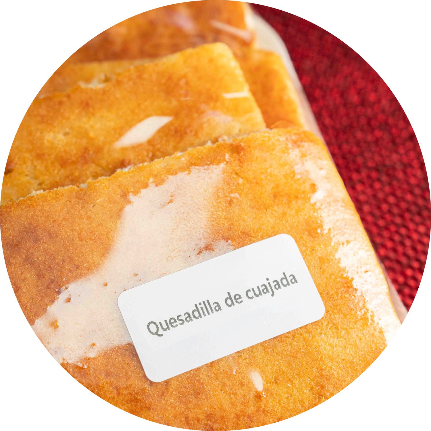 Quesadilla de cuajada bandeja