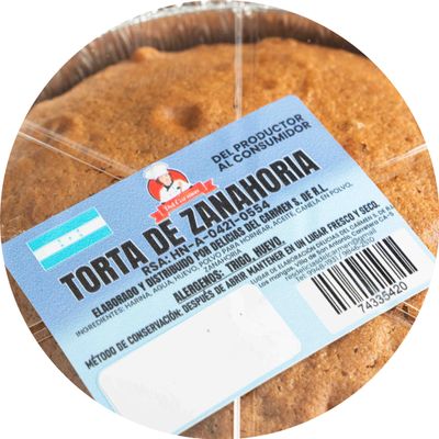 Torta de zanahoria f.e.c