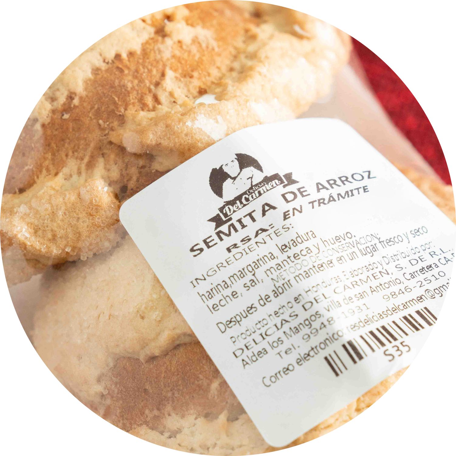 Semita de arroz bandeja (3 unidades)