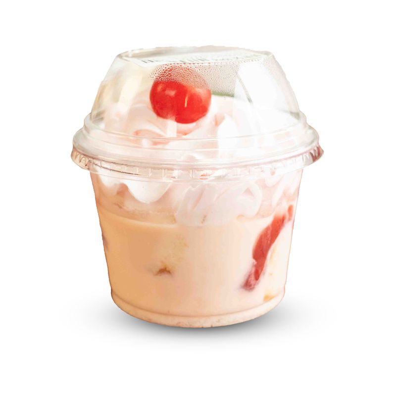 Sundae tres leches fresa pequeño