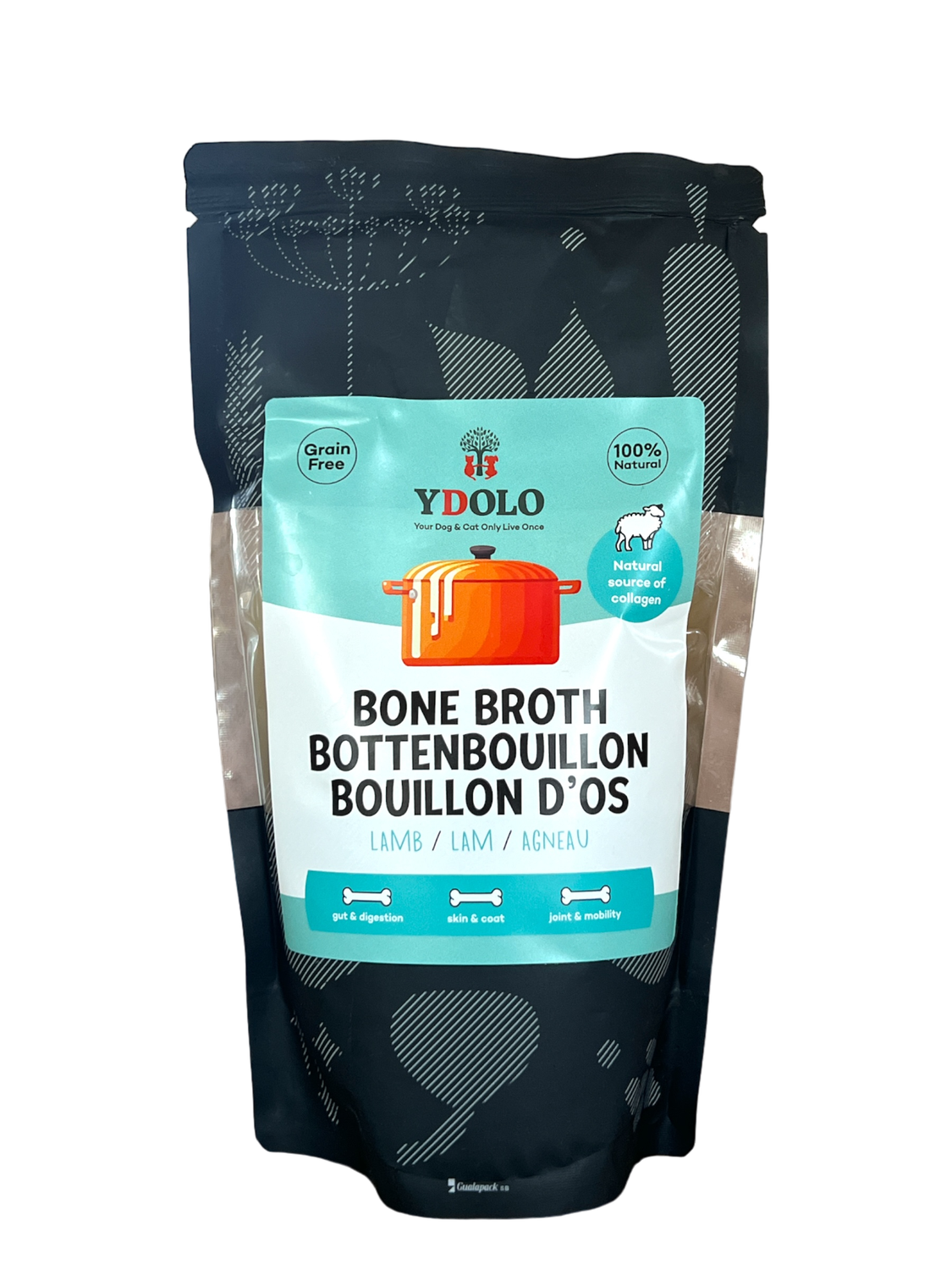 YDOLO Bottenbouillon Bio Iers Lam 230ml