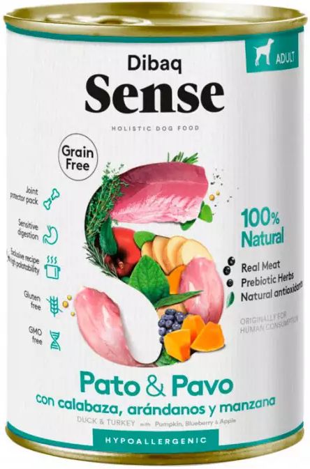 Dibaq Sense Nat Hondenvoer - Eend &amp; Kalkoen