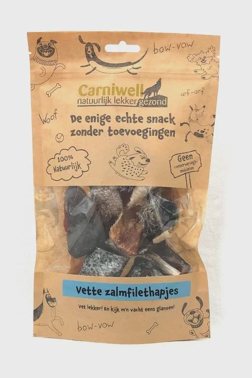 Carniwell Vette zalmfilethapjes 100g