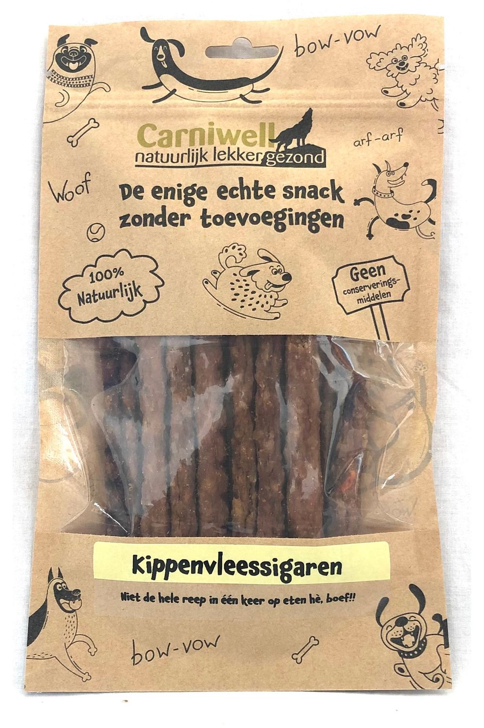 Carniwell Kippenvleessigaren 100g