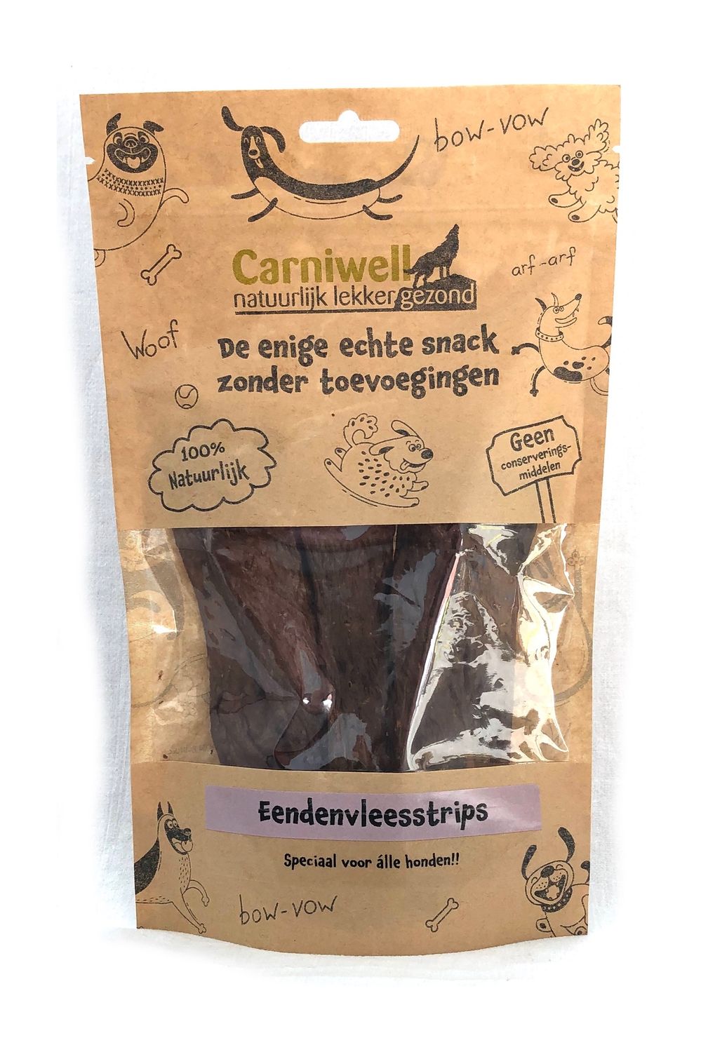 Carniwell Eendenvleesstrips 100g
