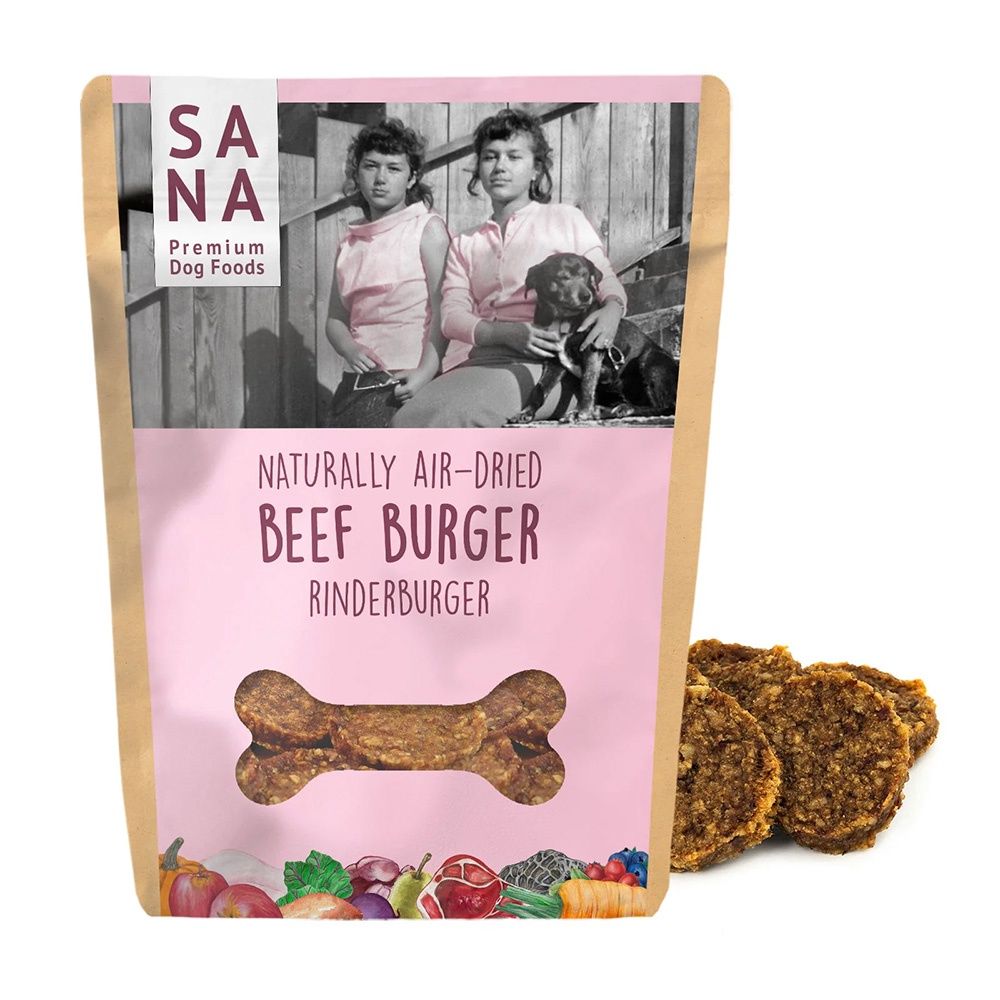 Sana Dog Burgers rund - 100g
