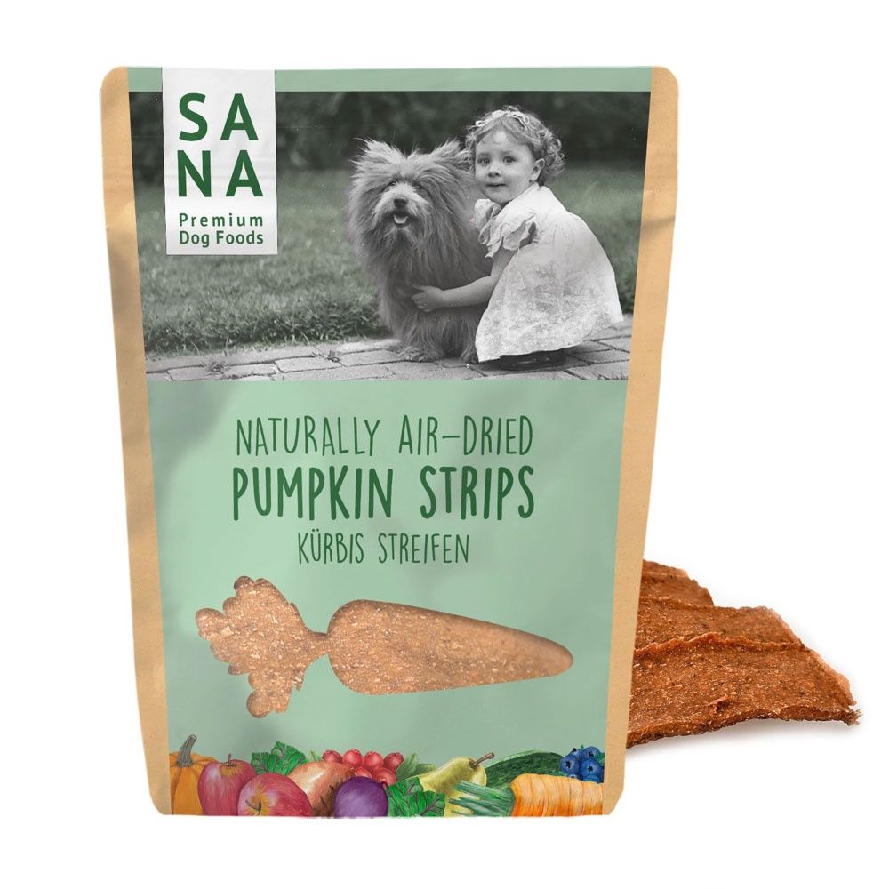 Sana Dog Veggie Strips pompoen - 100g