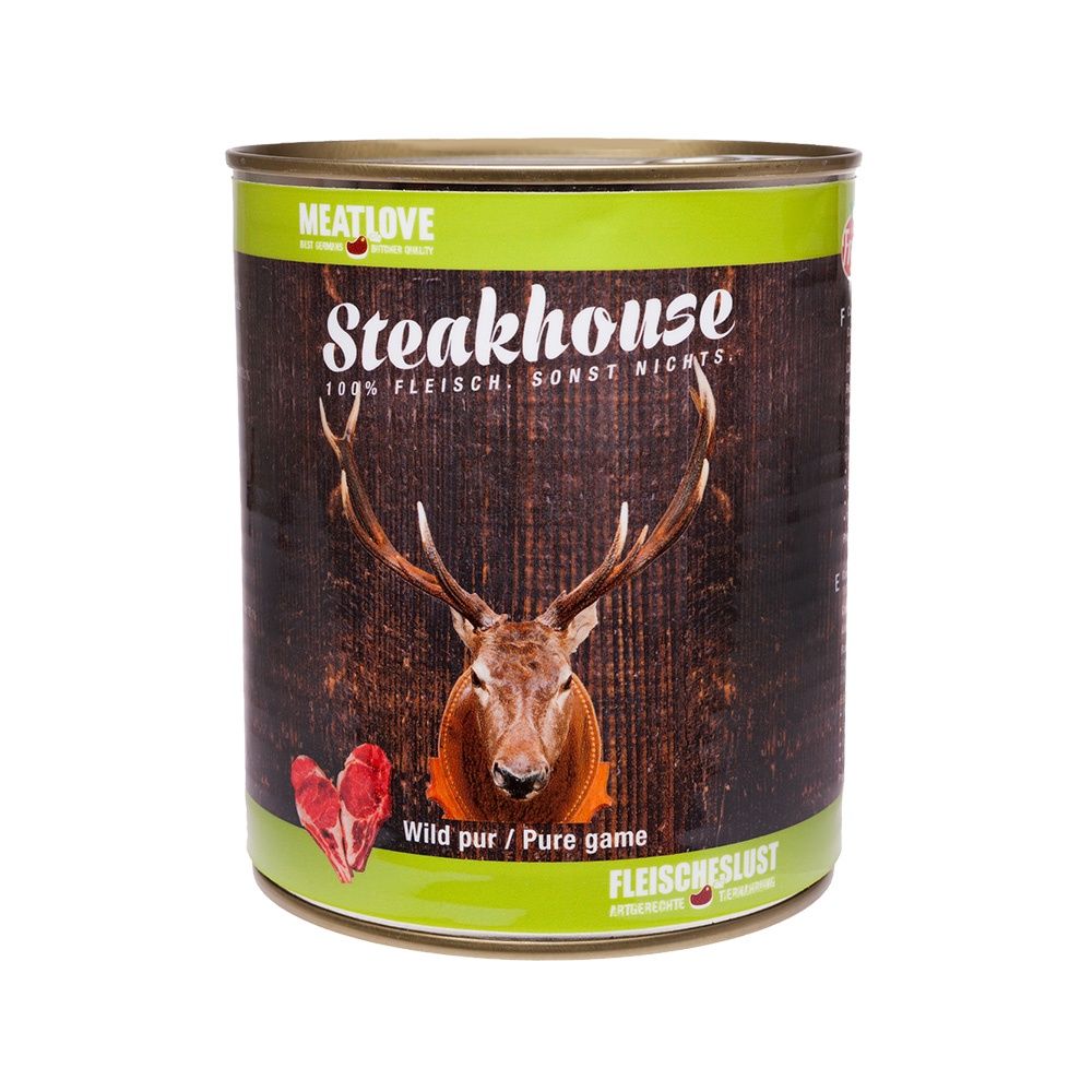 Fleischeslust Steakhouse Tinned Pure Game, 400 g