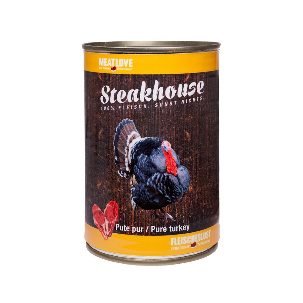 Fleischeslust Steakhouse Tinned Pure Turkey, 400 g