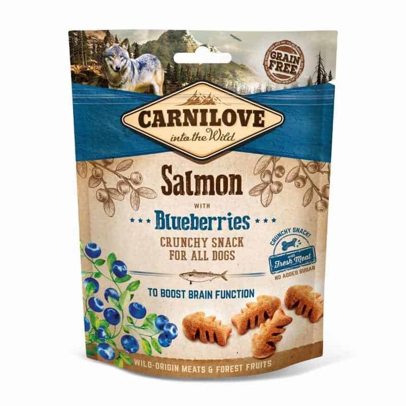 CL Crunchy Snack – Salmon with blueberries 200g