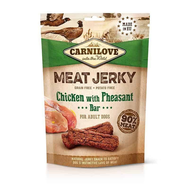 Carnilove Jerky - Chicken with Pheasant Bar 100g