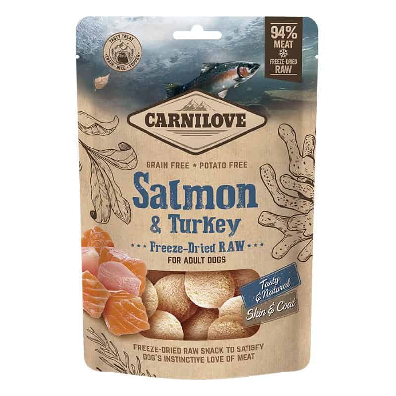 Carnilove Freeze-Dried Raw Snacks Salmon/Turkey (10)