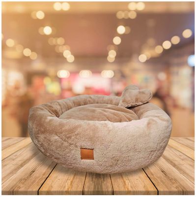 Girella Castorino rond kussen (Caramel, 65cm)