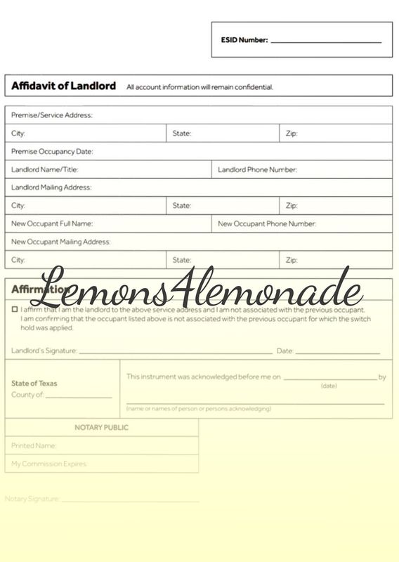 Landlord Verification for Utilities