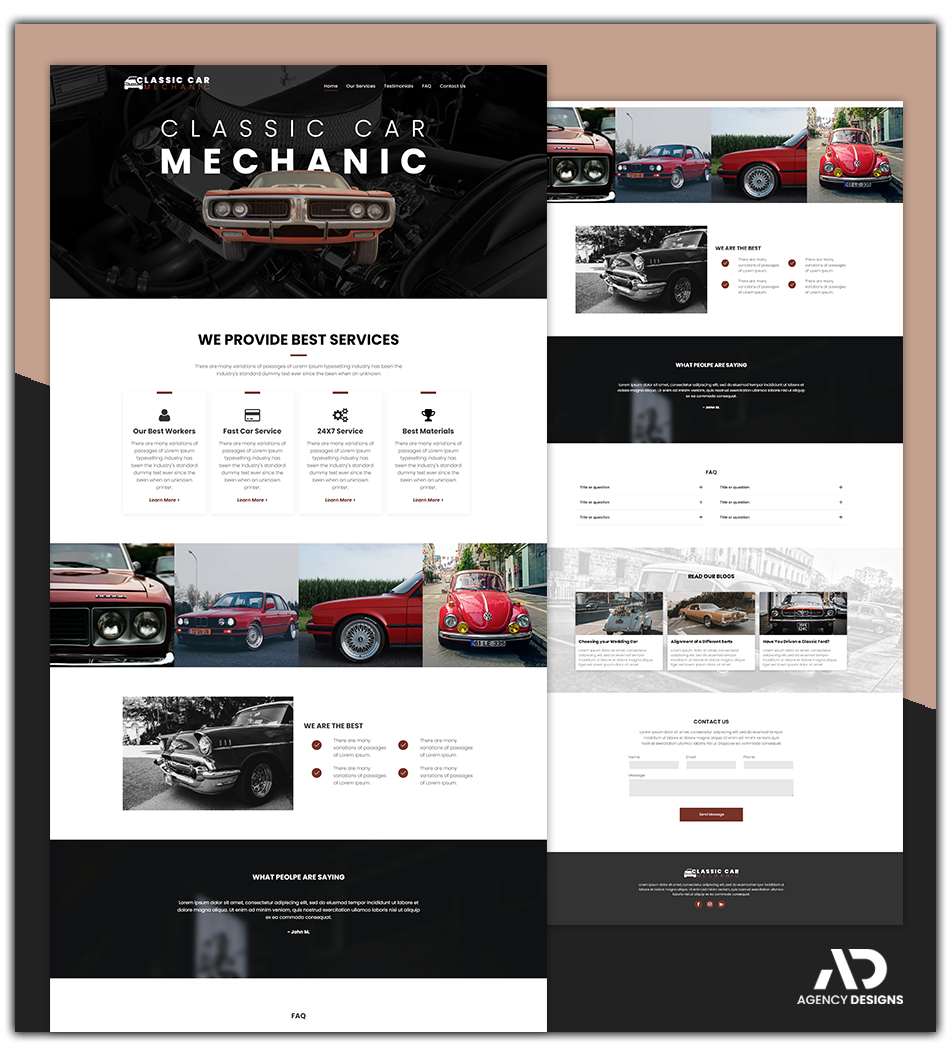 CAR MECHANIC TEMPLATE