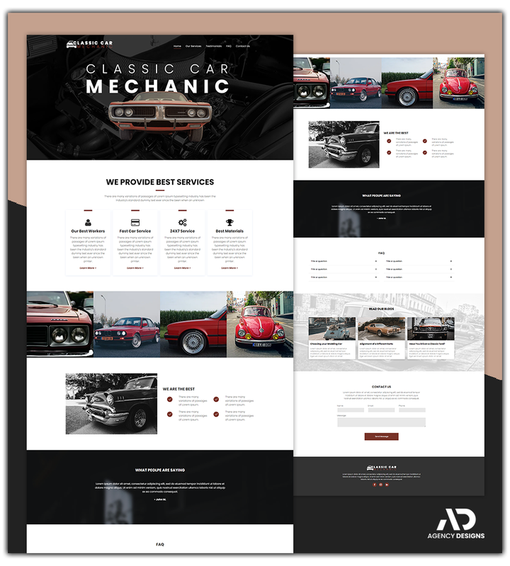 CAR MECHANIC TEMPLATE