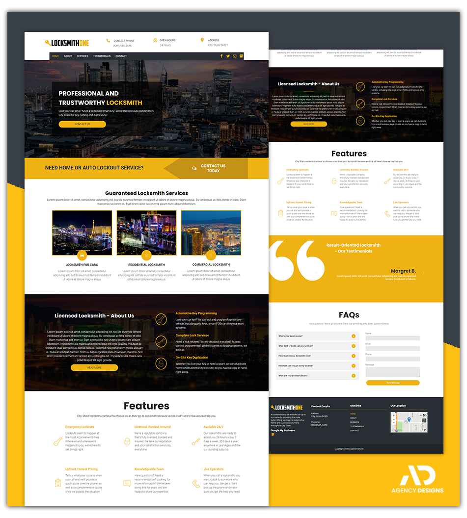 LOCKSMITH TEMPLATE