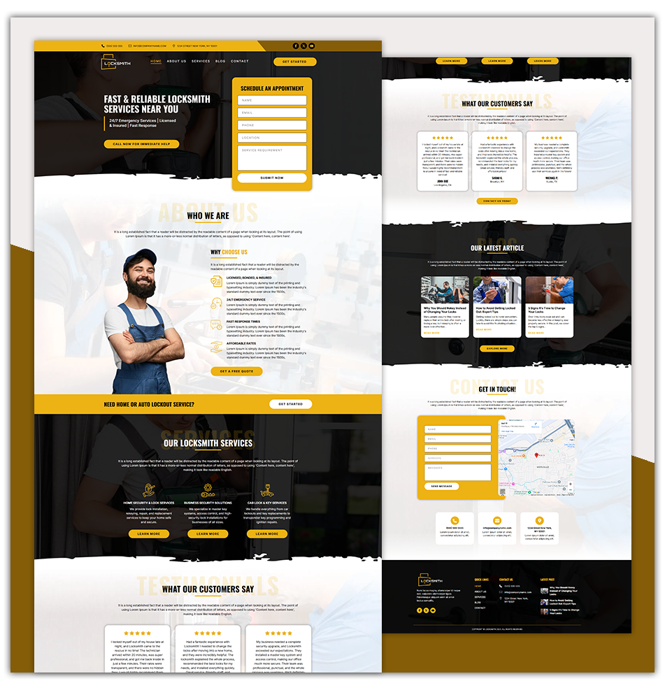 LOCKSMITH TEMPLATE 3