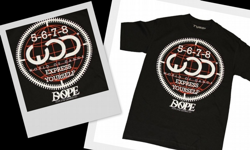 &quot;WOD x Dope Collab&quot; - Black - Men&#39;s Tee